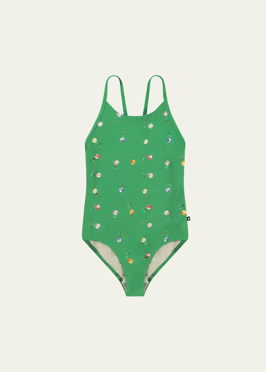 Molo Girl's Narice One-Piece Swimsuit, Size 0M-3