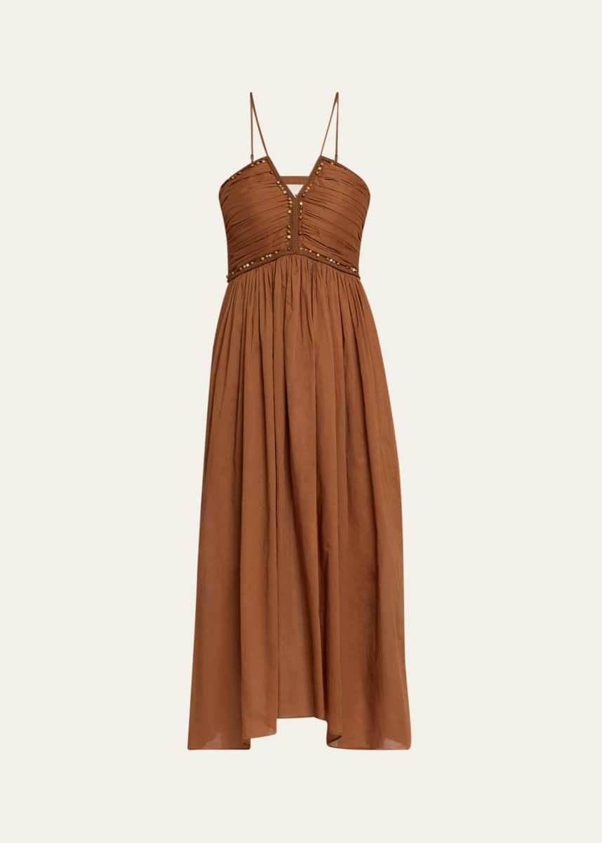 A.L.C. Rumi Beaded Midi Dress