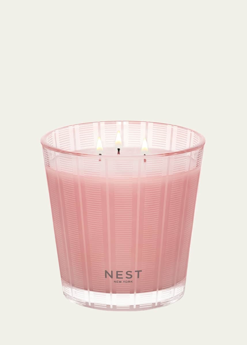NEST New York Himalayan Salt Rosewater 3 Wick Candle, 21.2 oz.