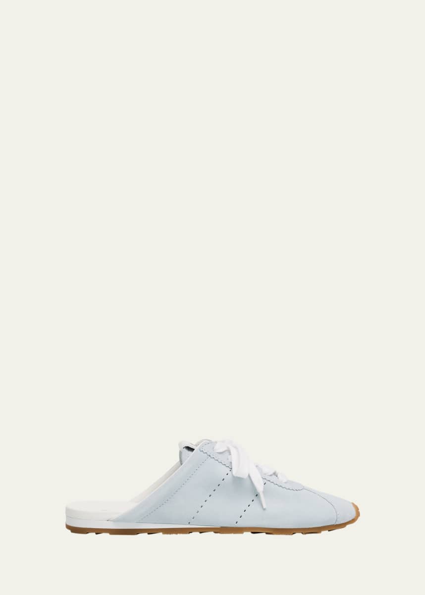Miu Miu Suede Sneaker Mules