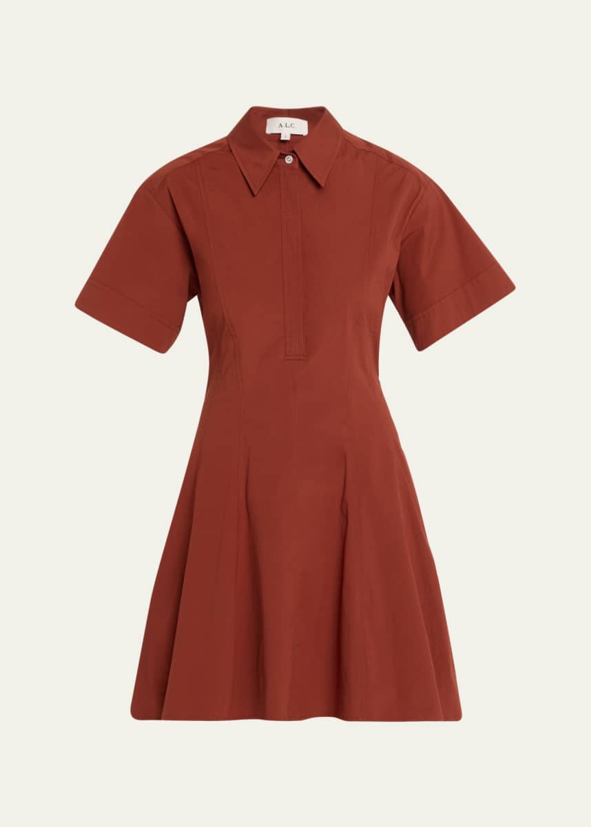 A.L.C. Dell Short-Sleeve Mini Dress
