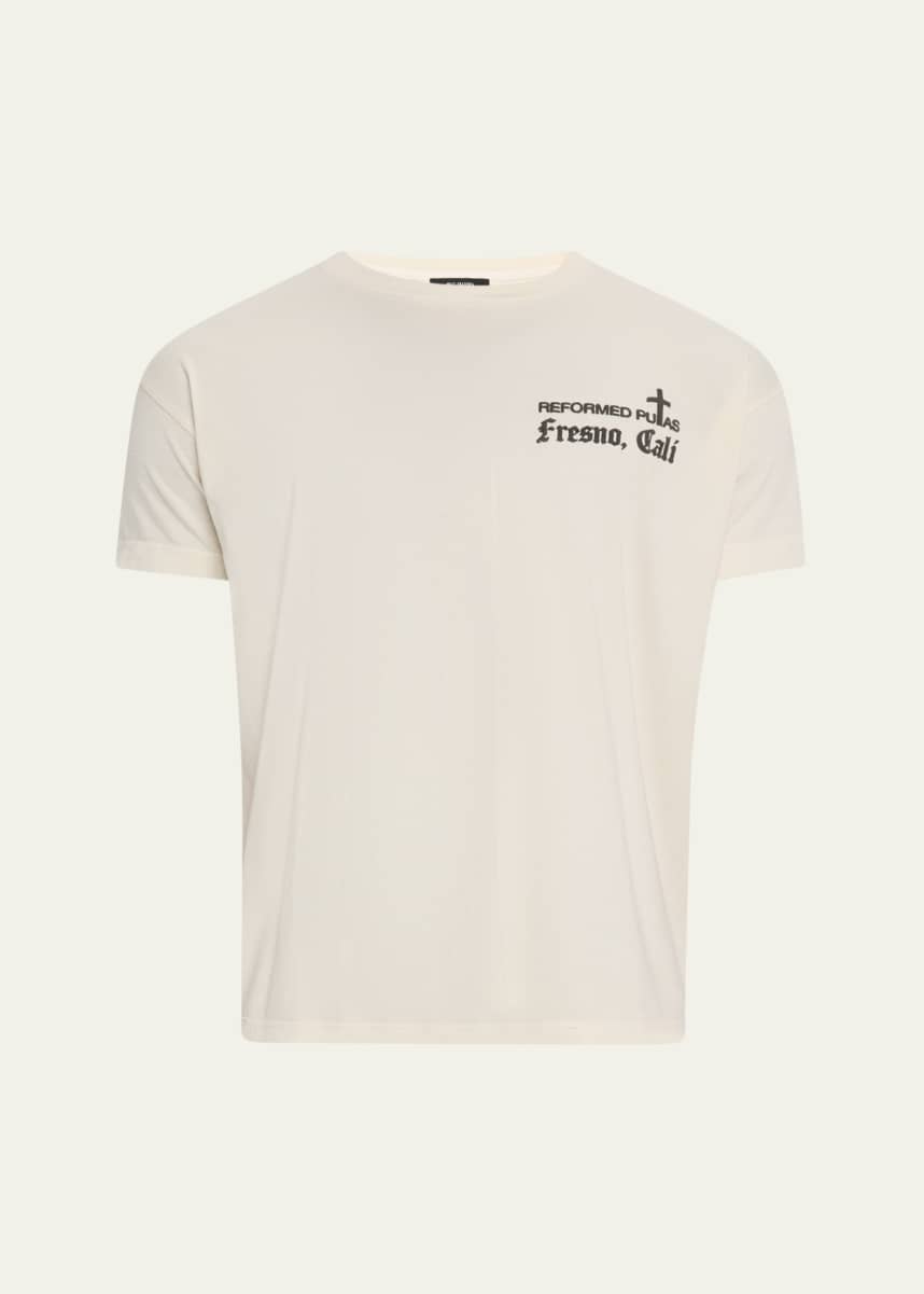 Willy Chavarria Men's Reformed Cross Easy T-Shirt