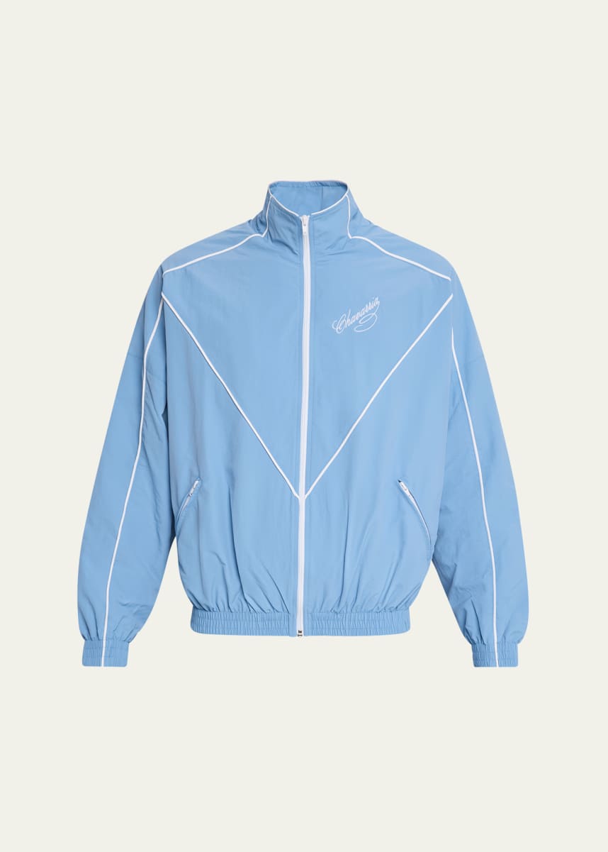 Willy Chavarria Men's Piped Track Jacket