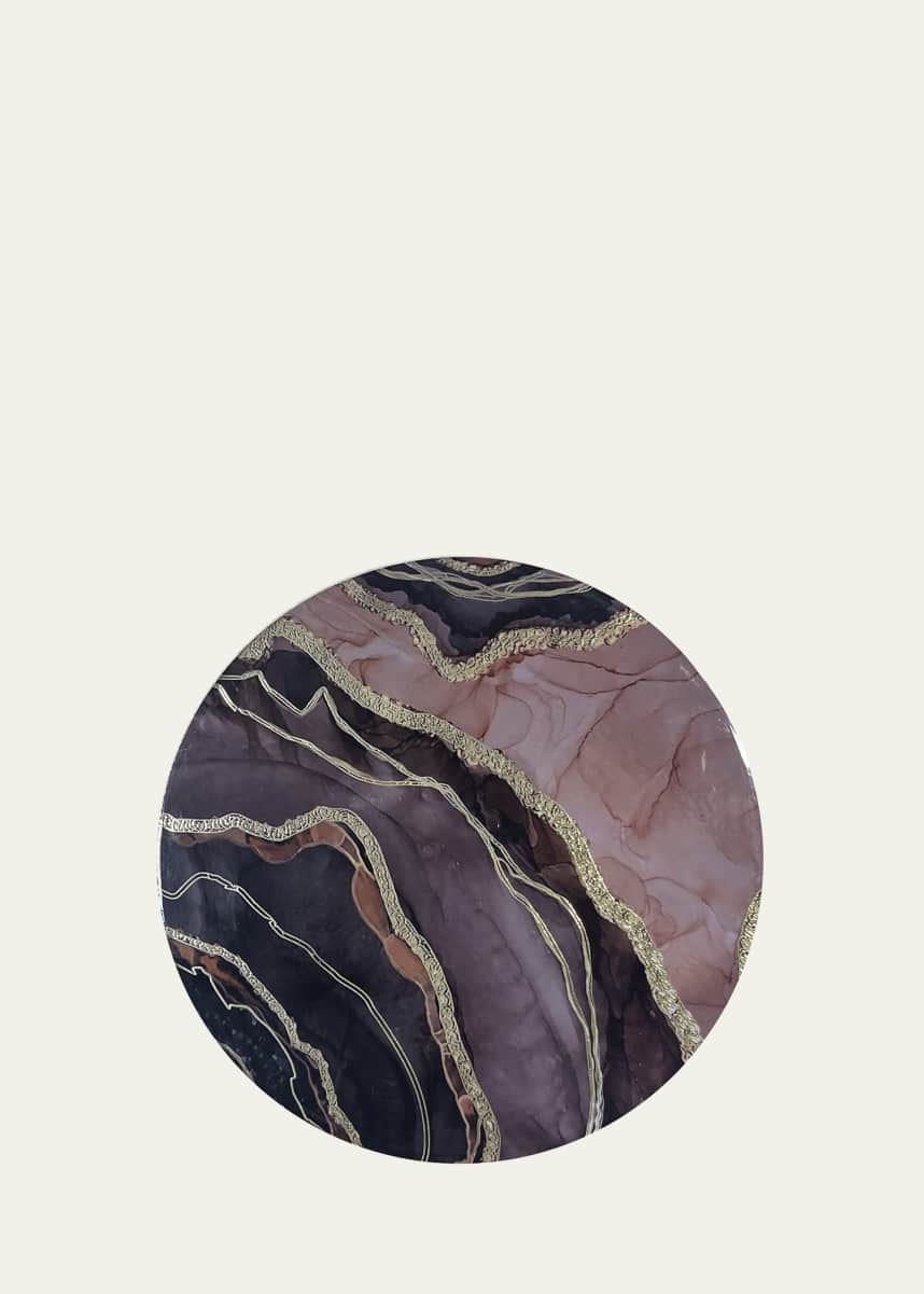 Nomi K Edge Round Lacquer Placemat