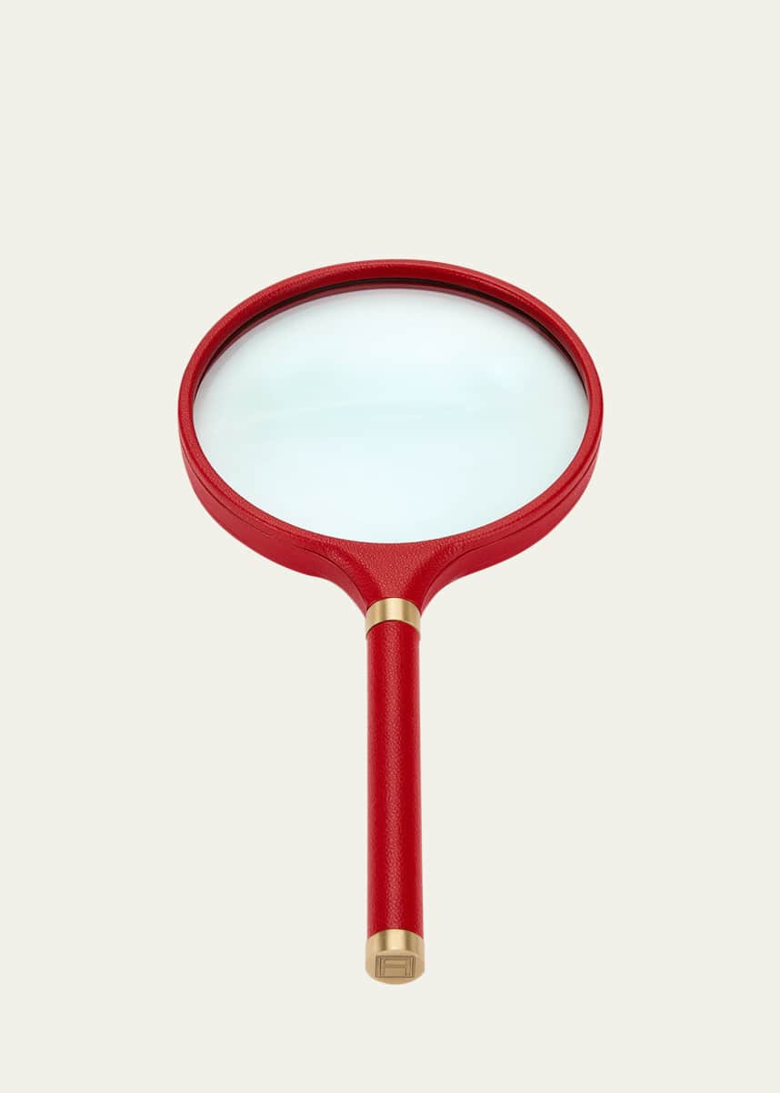 Assouline Archival Leather Magnifying Glass