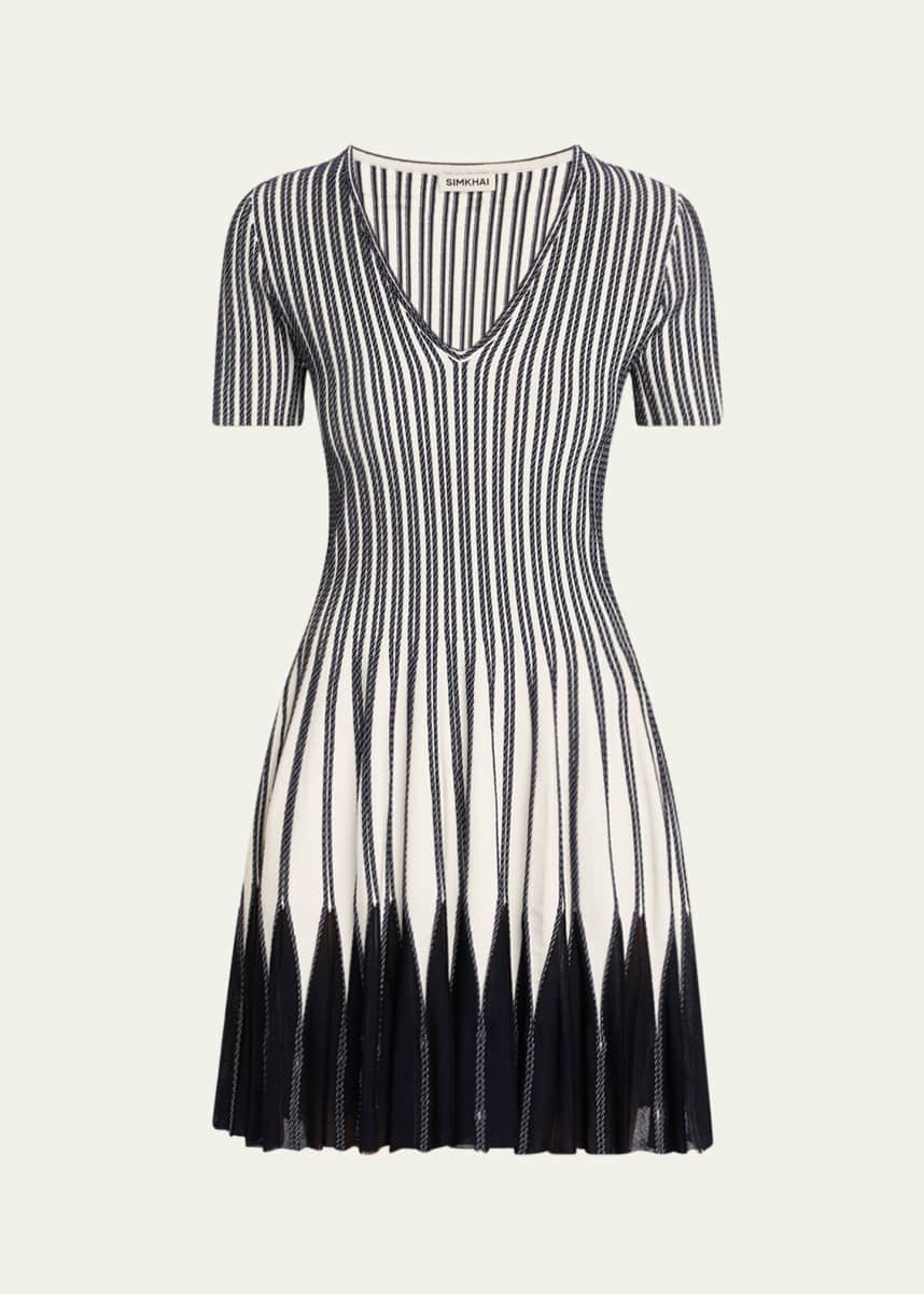 SIMKHAI Beckett Knit Mini Dress