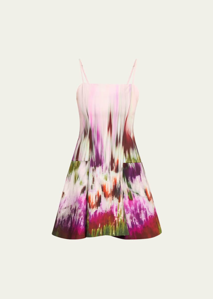 SIMKHAI Judie Fit-&-Flare Mini Dress