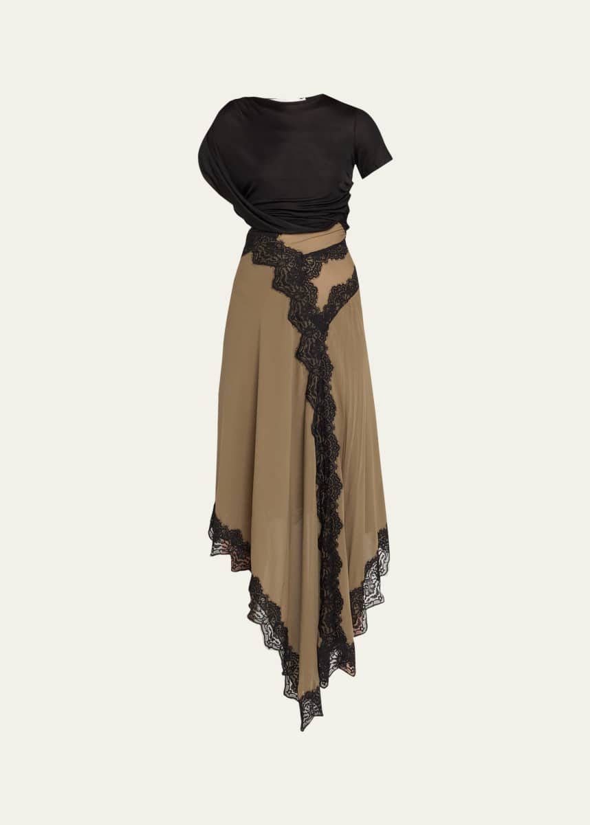 Christopher Esber Verve Twisted Midi T-Shirt Dress