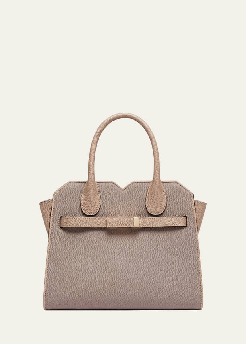 トートバッグ VALEXTRA Women Bags WBBX0044028LRL99 VALEXTRA UOMO Brown Women's Brown Leather Luxury bucket medium bag | Valextra Soft