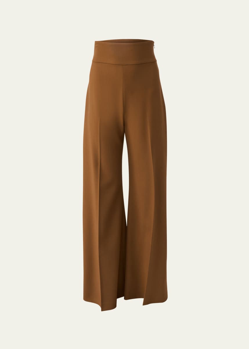 Carolina Herrera Diane High-Rise Wide-Leg Pants