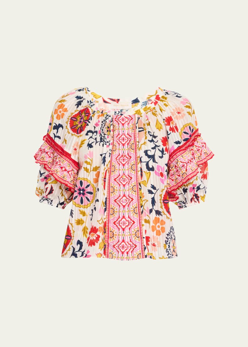 Ramy Brook Rebeca Scoop-Neck Blouse