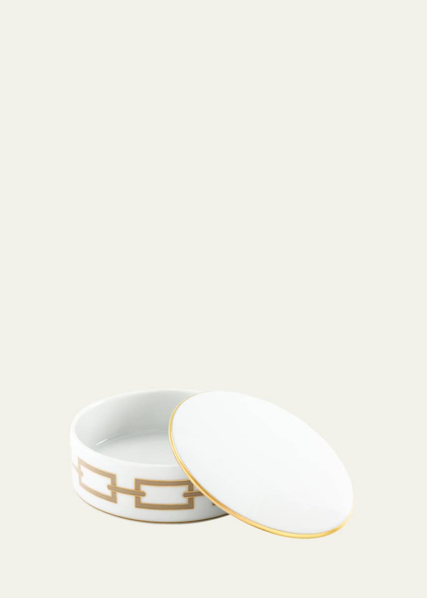 GINORI 1735 Catene Cachemire Round Trinket Box