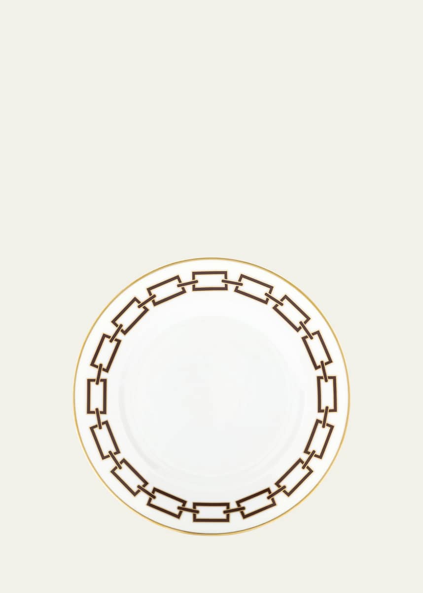 GINORI 1735 Catene Ebano Flat Dessert Plate