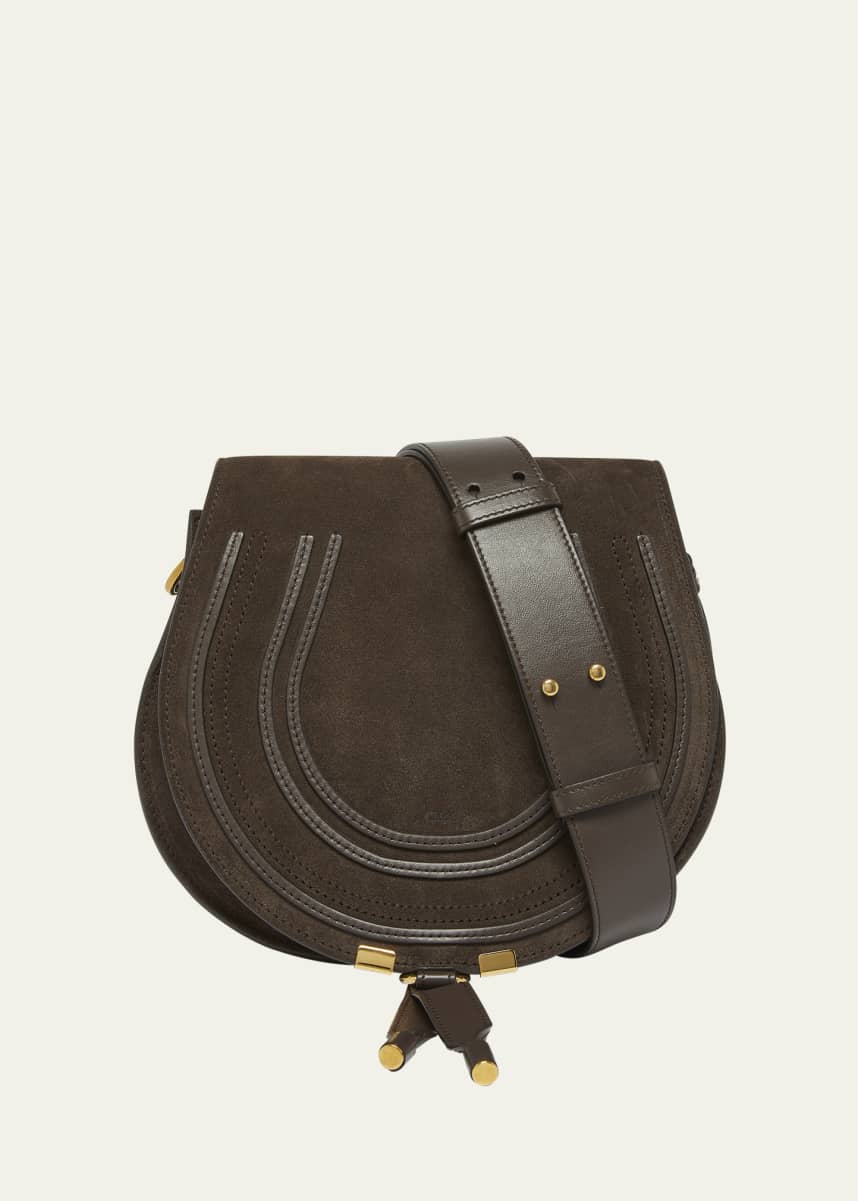 Chloe Marcie Crossbody Bag in Calfskin Suede