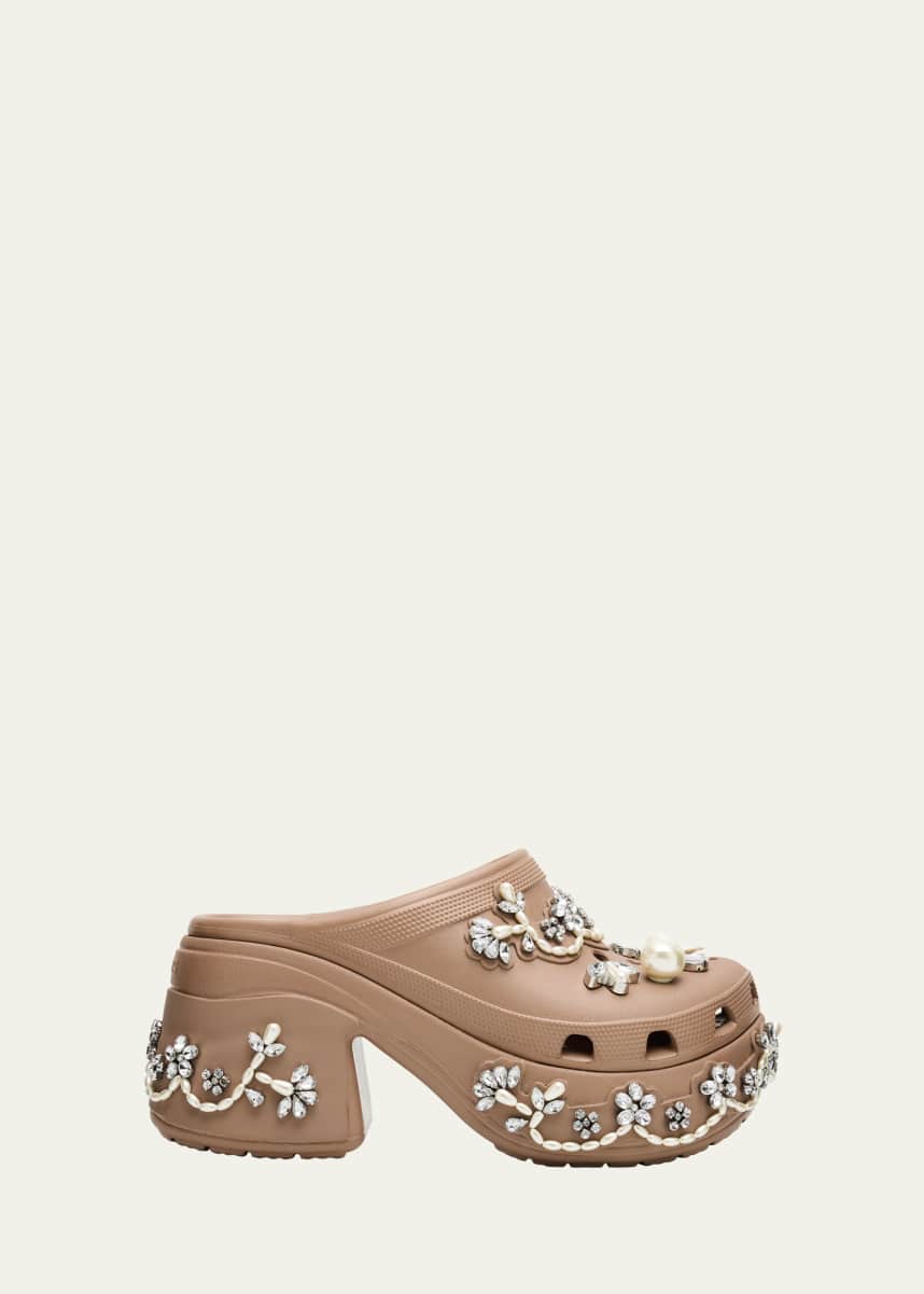 Simone Rocha x Crocs x Crocs Siren Embellished Mule Clogs