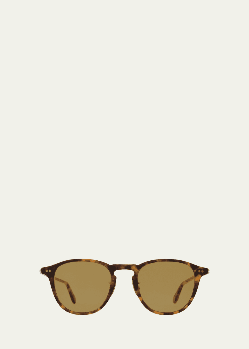 Garrett Leight Men's Hampton J Sun Round Sunglasses