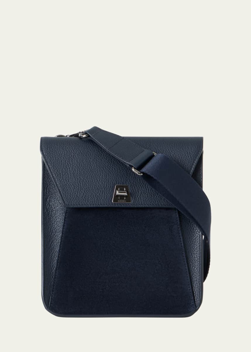 Akris Anouk Small Leather Messenger Crossbody Bag