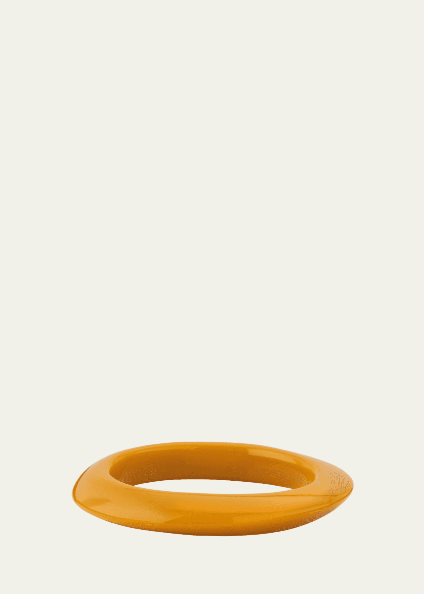 Ben-Amun Mustard Resin Bangle Bracelet