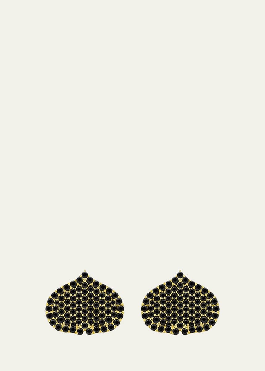 KAMAL Eye Adore Black Diamond Stud Earrings