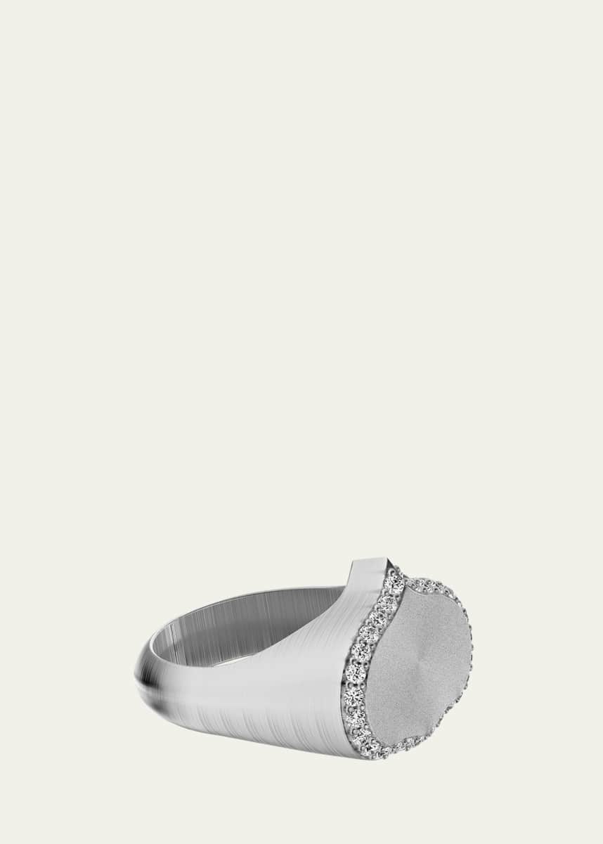 KAMAL Eye Adore Diamond Signet Ring