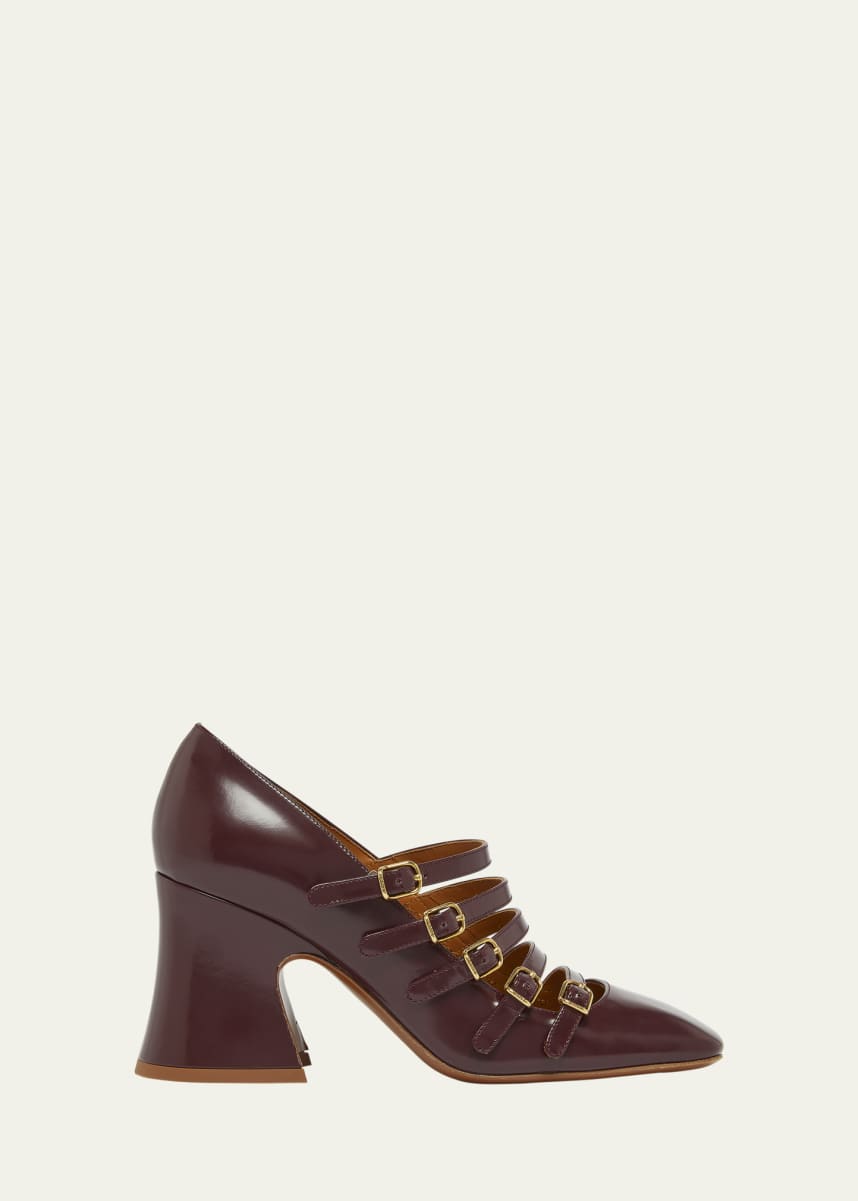 Chloe Janis Patent Leather Mary Jane Pumps