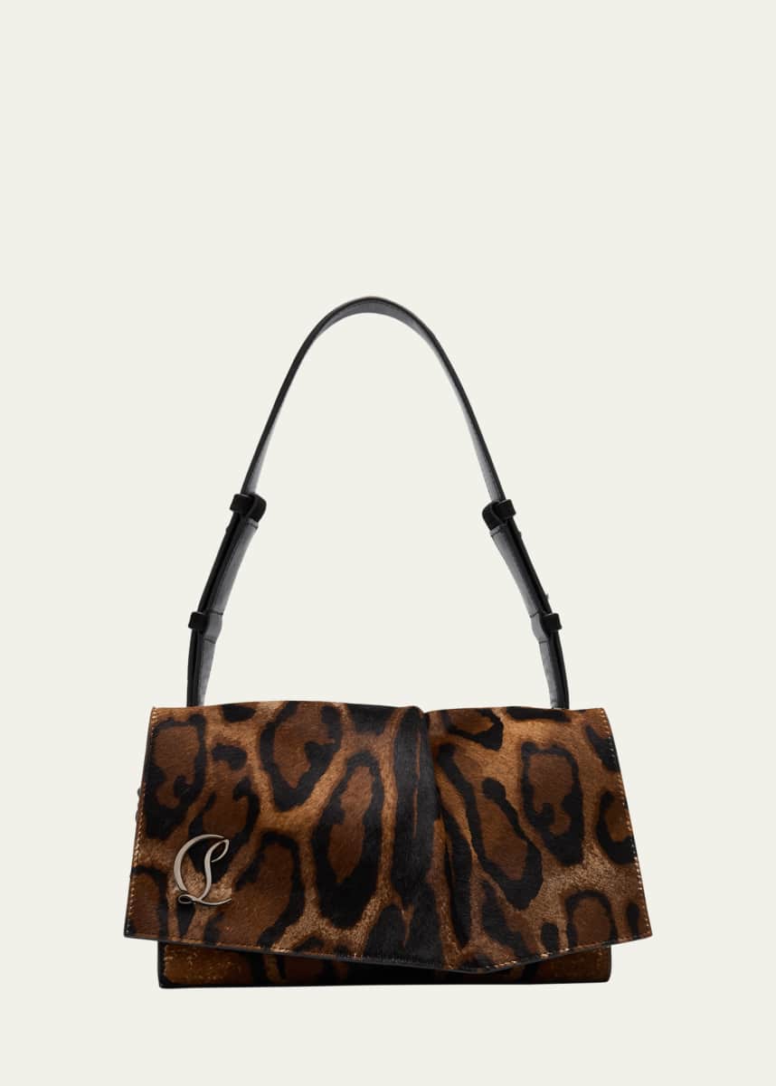 Christian Louboutin Small Baggy Shoulder Bag in Pony Hair