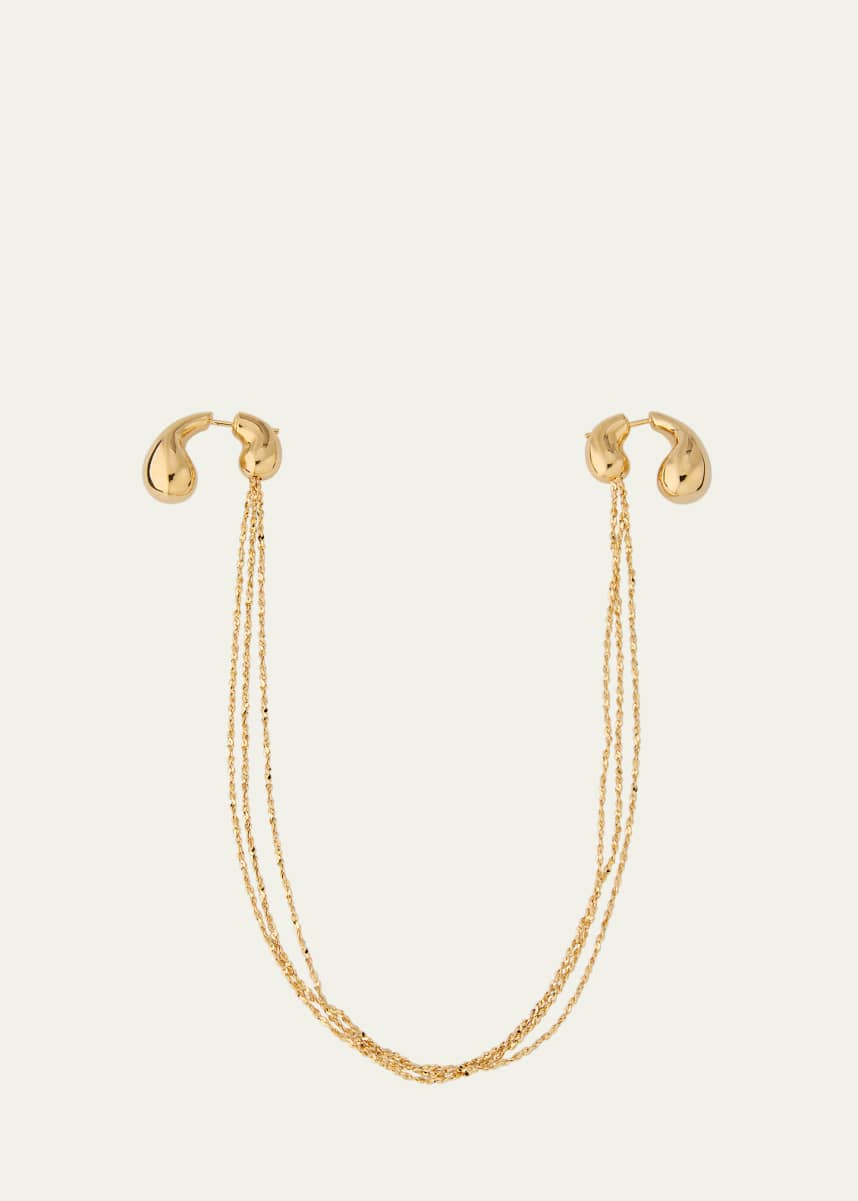Bottega Veneta Mini Drop Chain Earrings