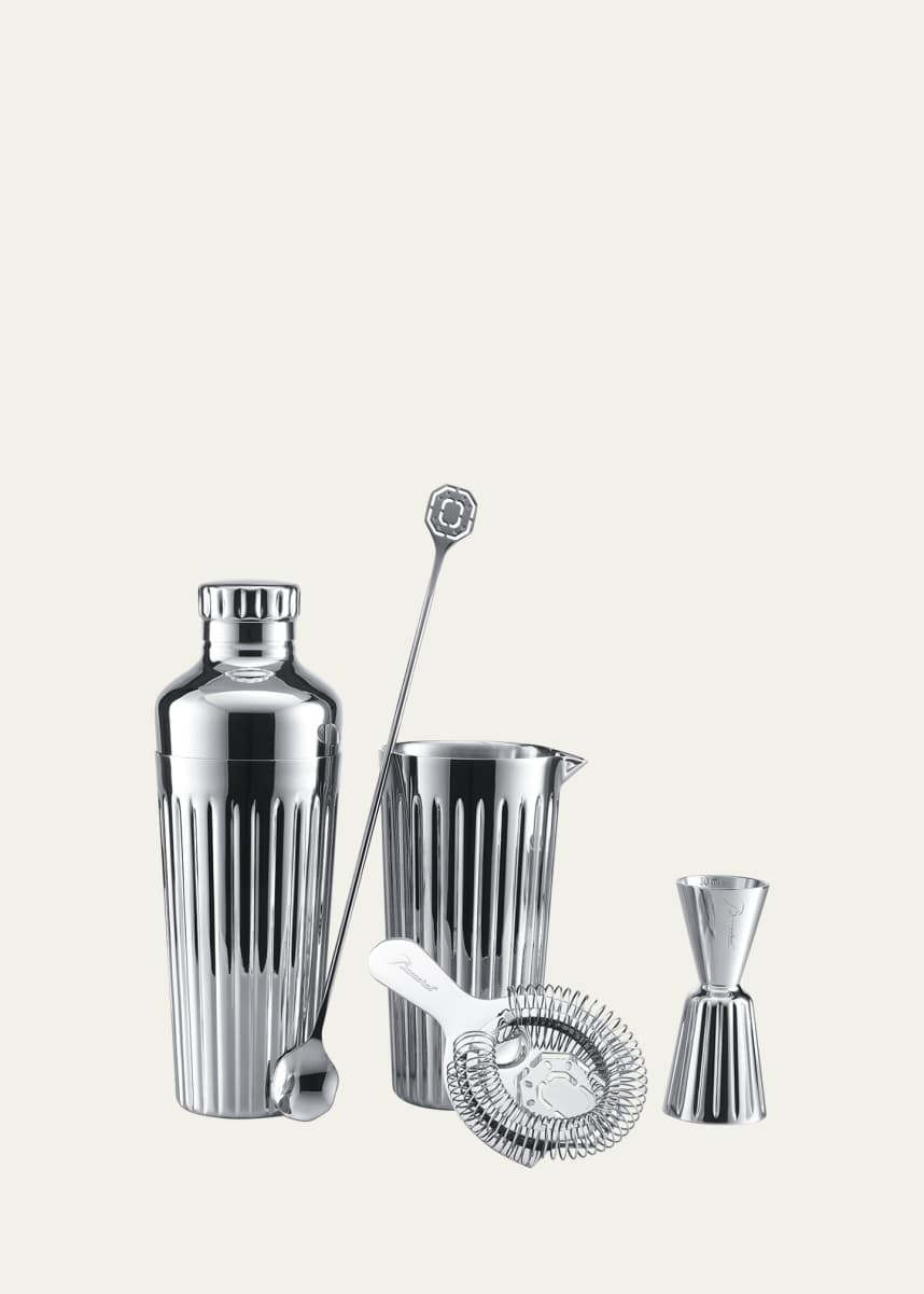 Baccarat Harmonie Stainless Steel 4-Piece Bar Accessories Set