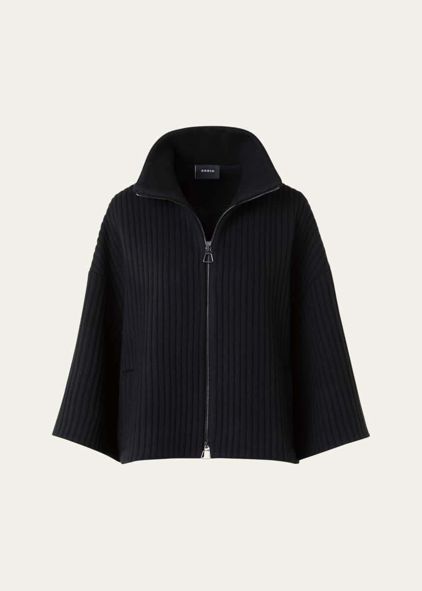 Akris Philia Wool-Cashmere Corduroy Jacket