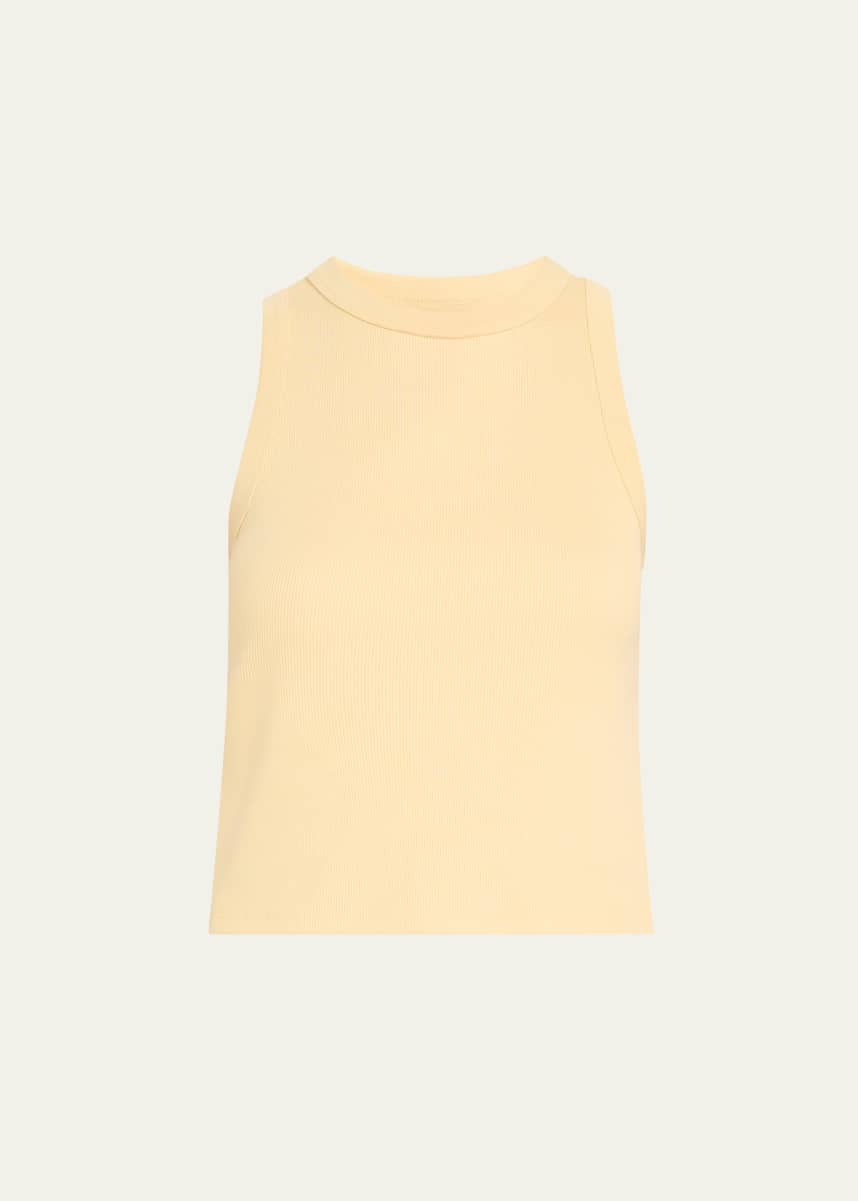 Veronica Beard Jordyn Cropped Tank Top