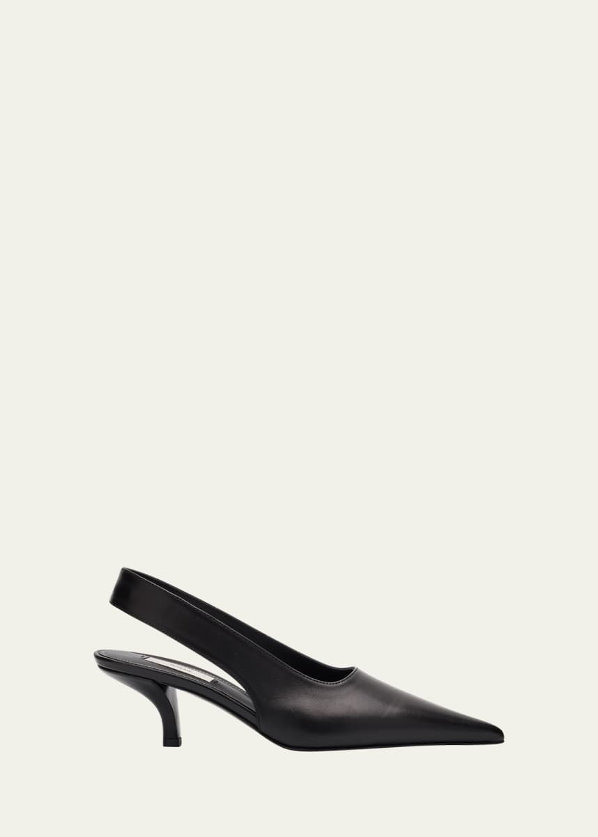 Toteme Leather Slingback Pumps
