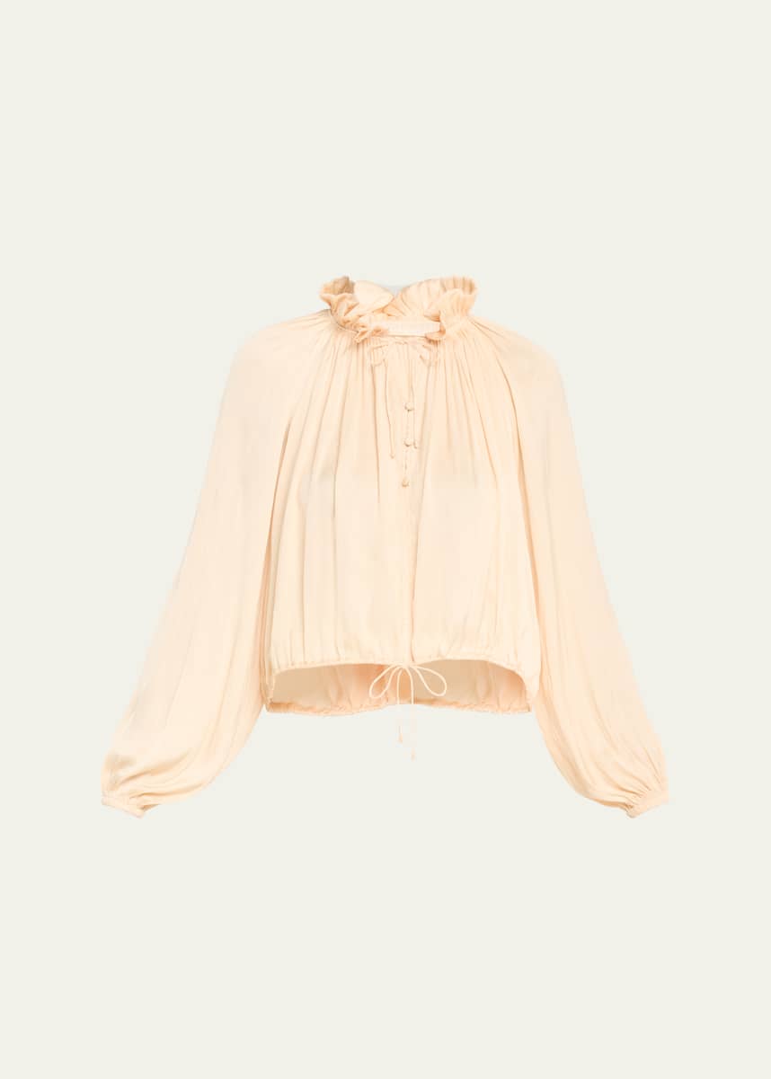 Ulla Johnson Laurette Long-Sleeve Blouse