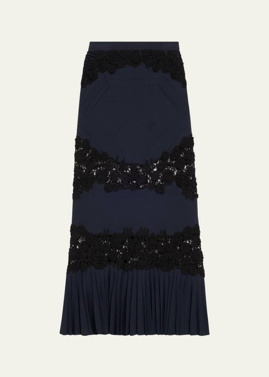 Ulla Johnson Madeline Crochet Knit Maxi Skirt
