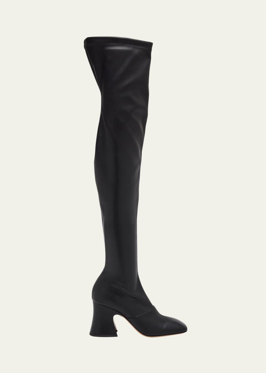 Chloe Janis Patent Leather Over-The-Knee Boots