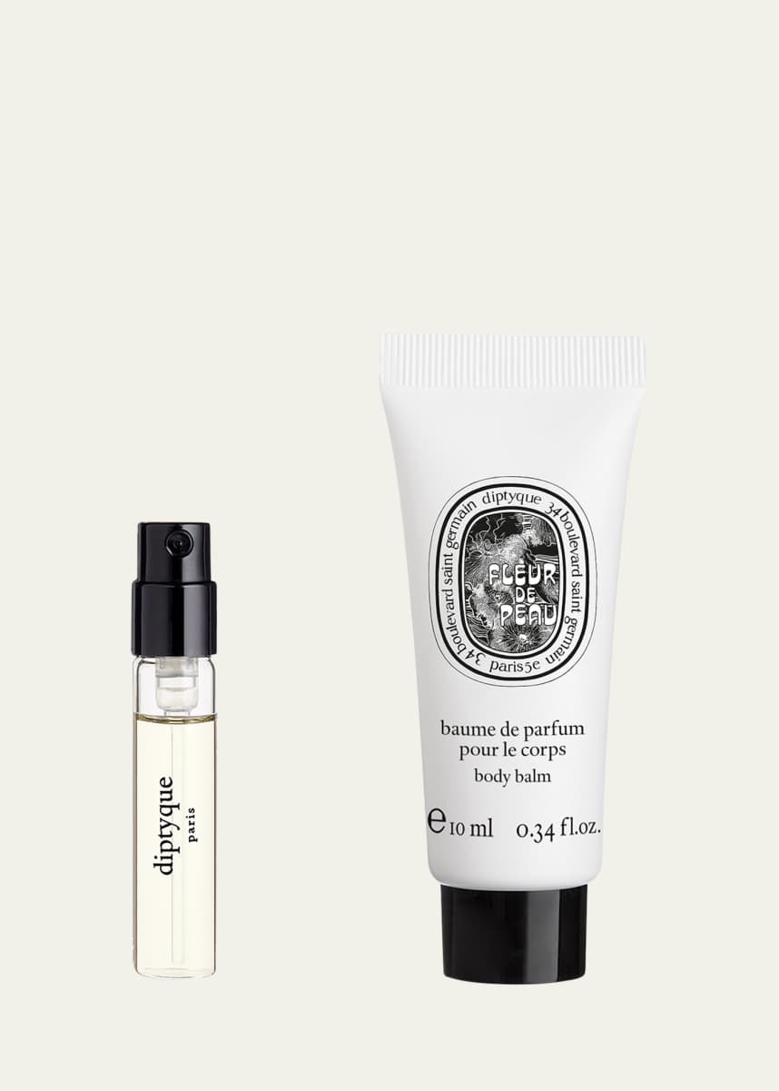 DIPTYQUE Duo Set Fleur de Peau Eau de Parfum + Body Balm, Yours with any $100 DIPTYQUE order