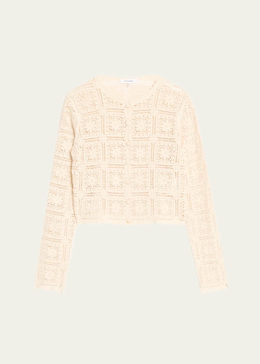 FRAME The Crochet Cardigan