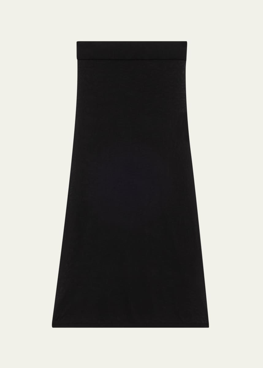 Toteme Sheer Knit Maxi Skirt