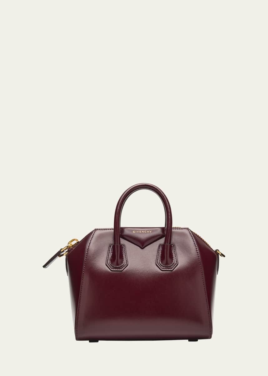 Givenchy Antigona Mini Top-Handle Bag in Patent Leather
