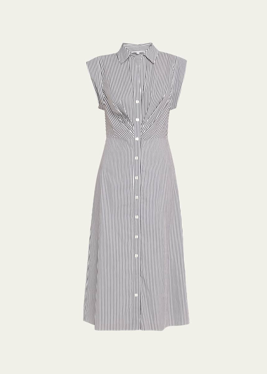 Veronica Beard Haydon Stripe Shirtdress