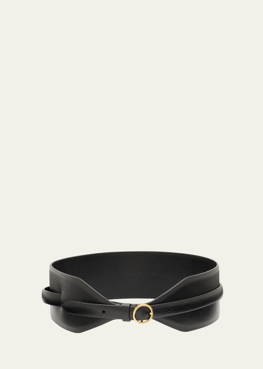 ALAIA Leather Bustier Belt