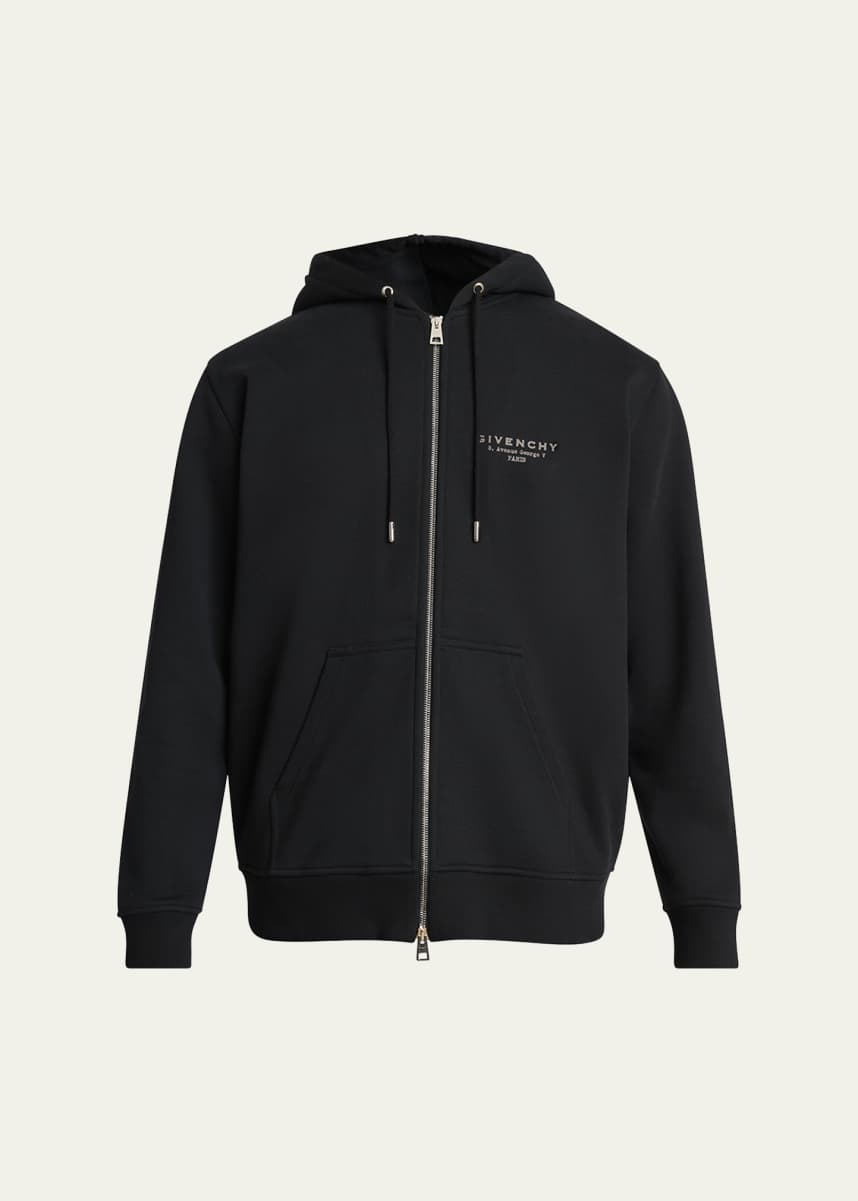 Givenchy Men's Givenchy Stamp Zip Hoodie