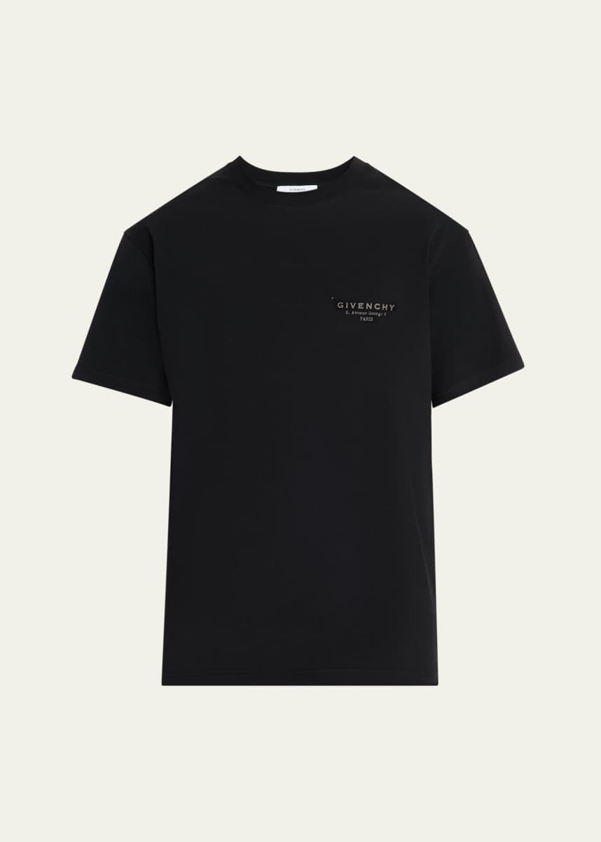 【関税＆送料込み】Givenchy Printed T-Shirt Givenchy Men's Givenchy Stamp T-Shirt - Bergdorf Goodman