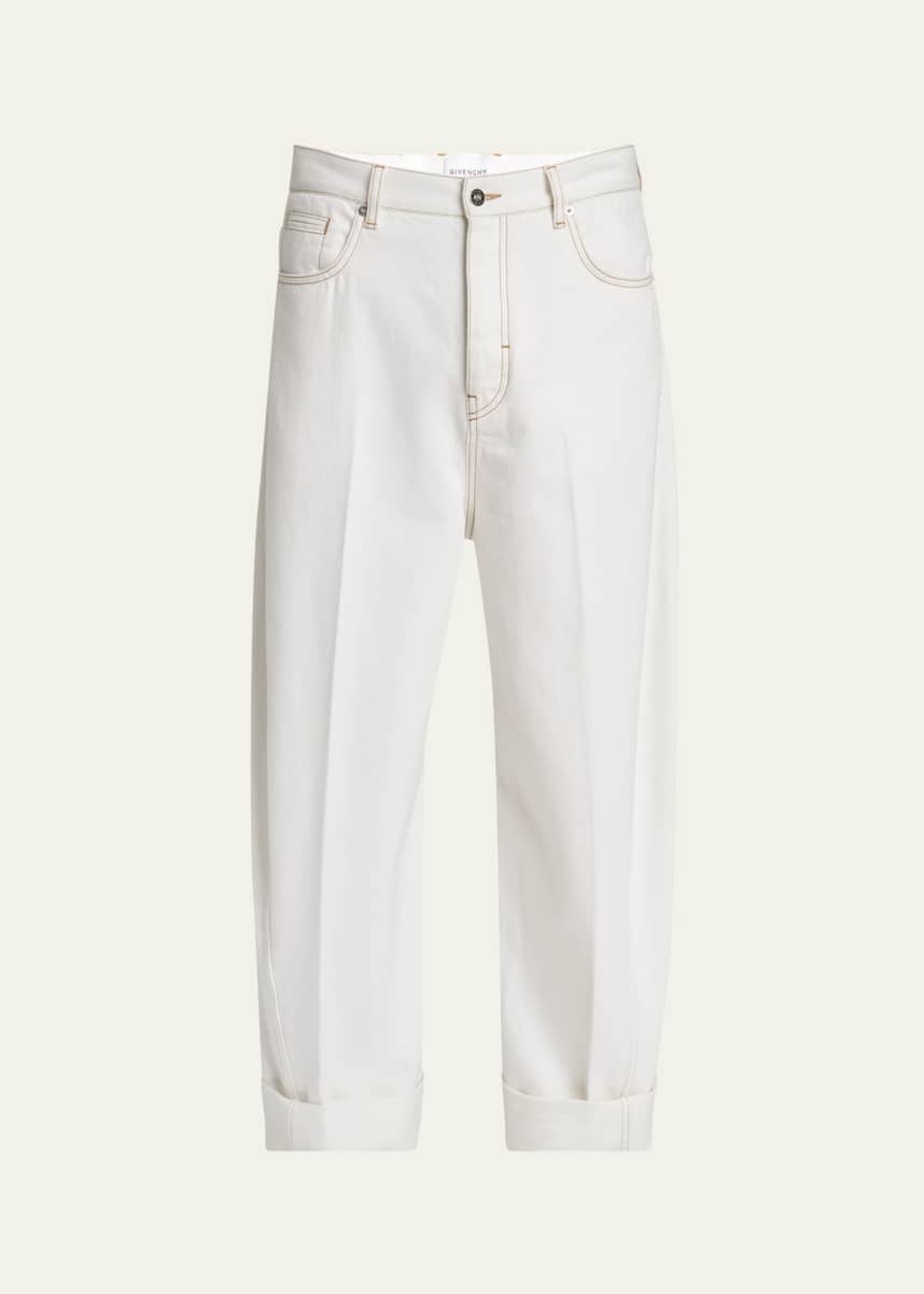 Givenchy Men's Twisted-Seam Denim Jeans