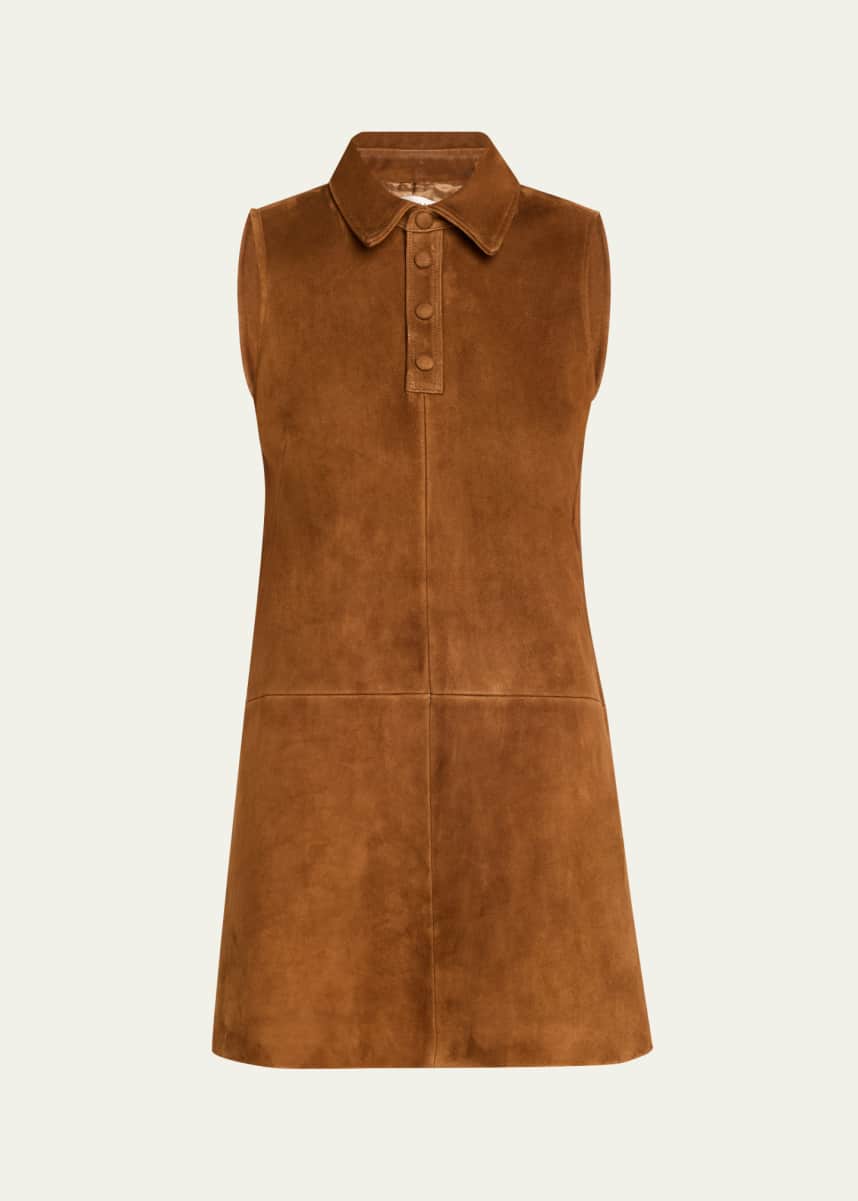FRAME The Suede City Shift Dress