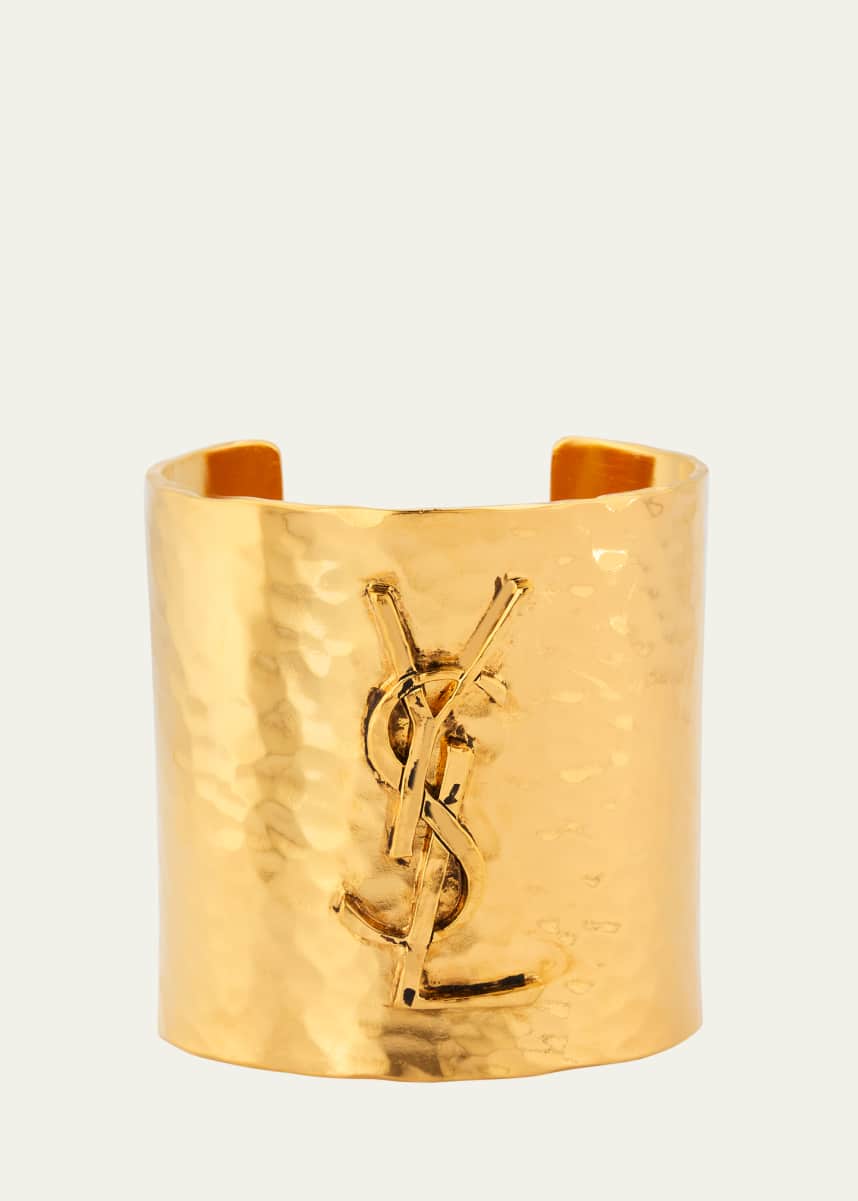 Saint Laurent Logo Cuff Bracelet