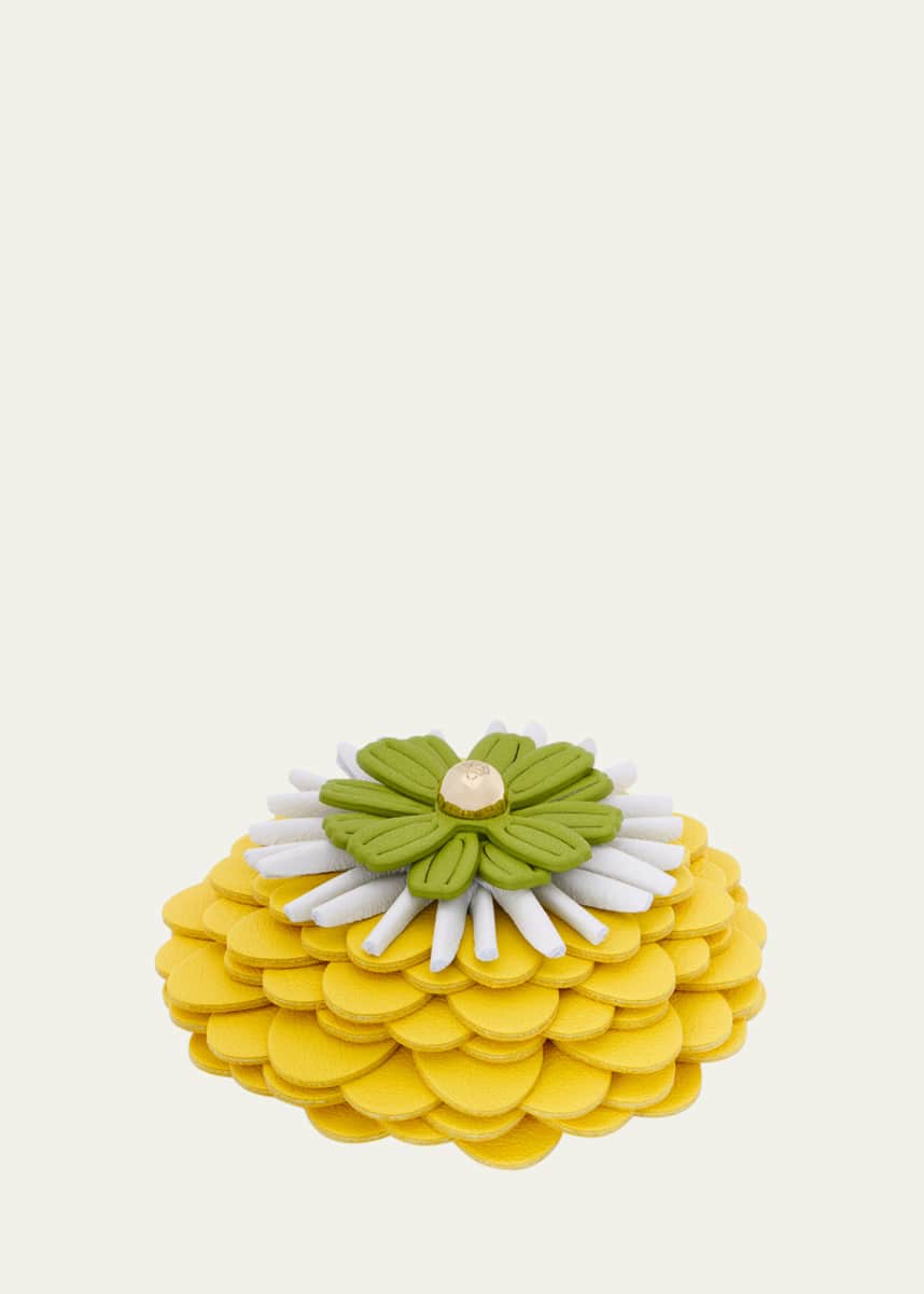 Loewe Flower Leather Pin
