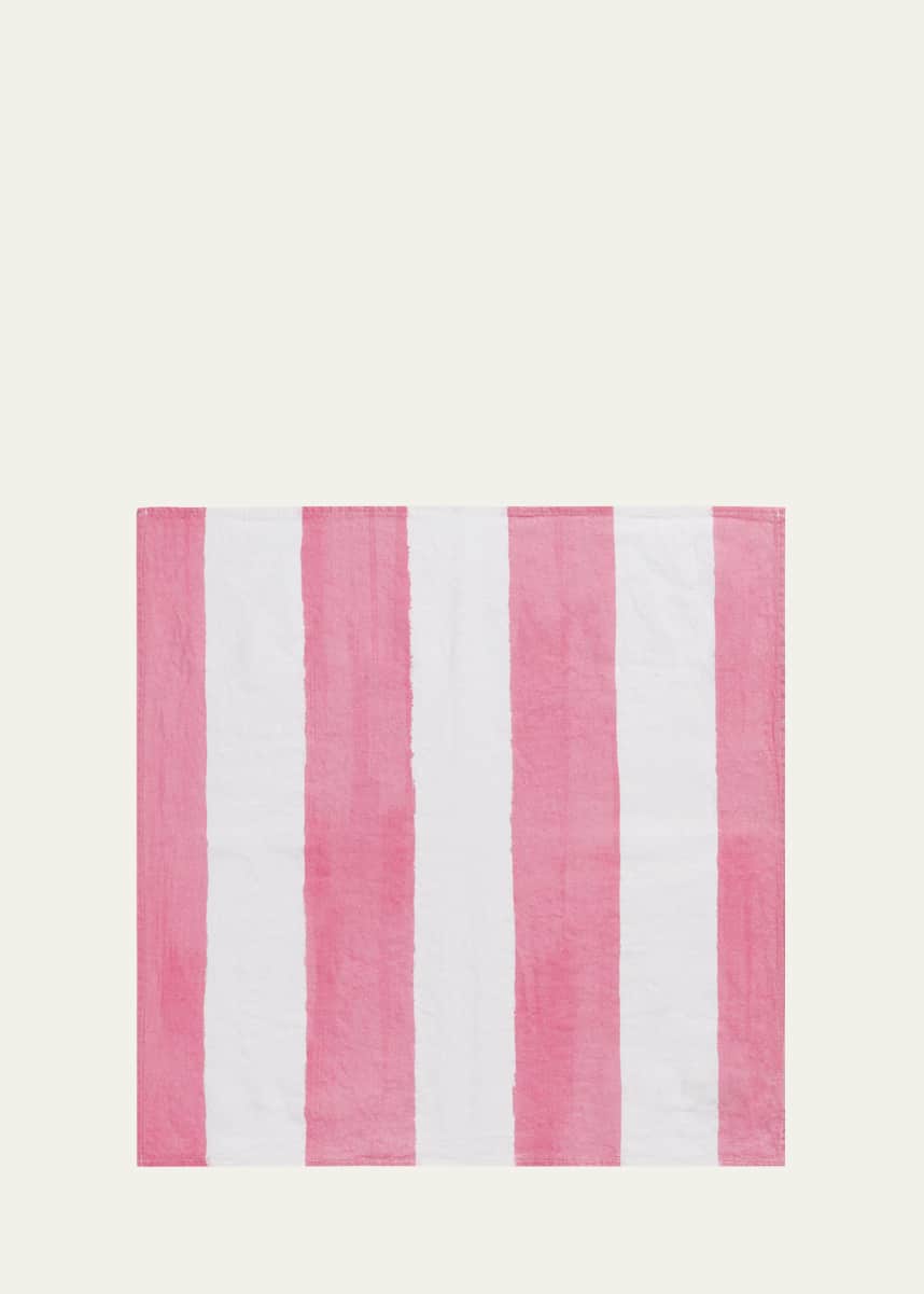 SUMMERILL & BISHOP Striped Linen Napkin