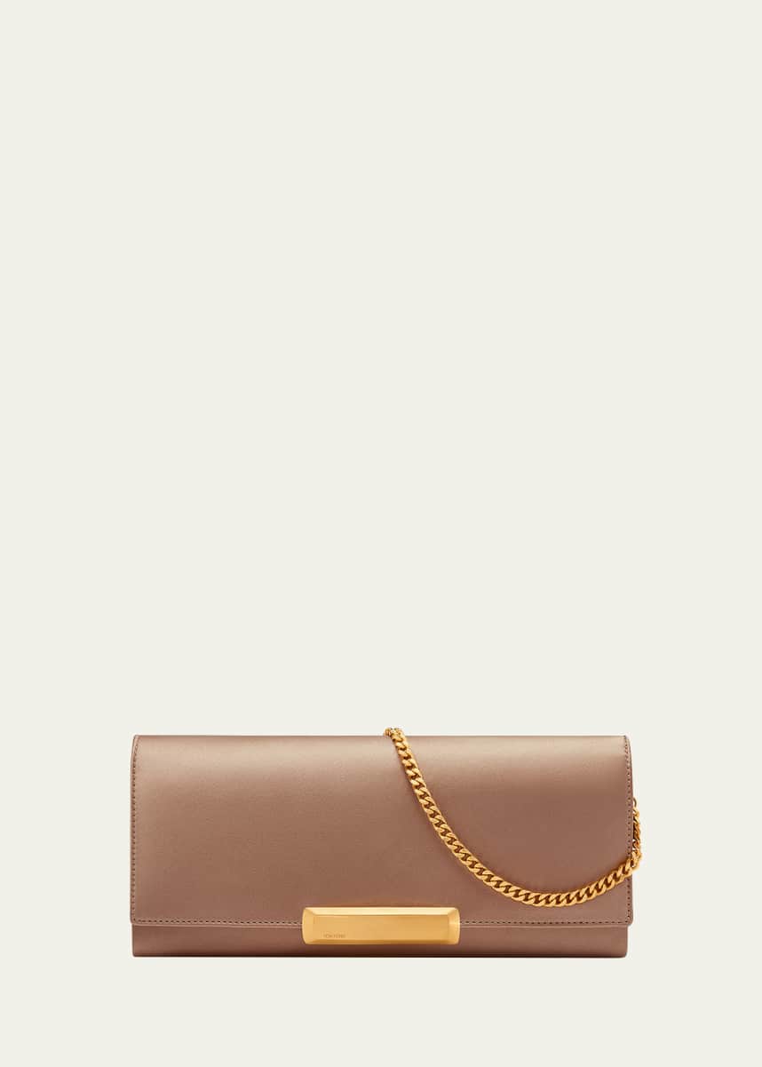 TOM FORD Bar Clutch Bag in Satin