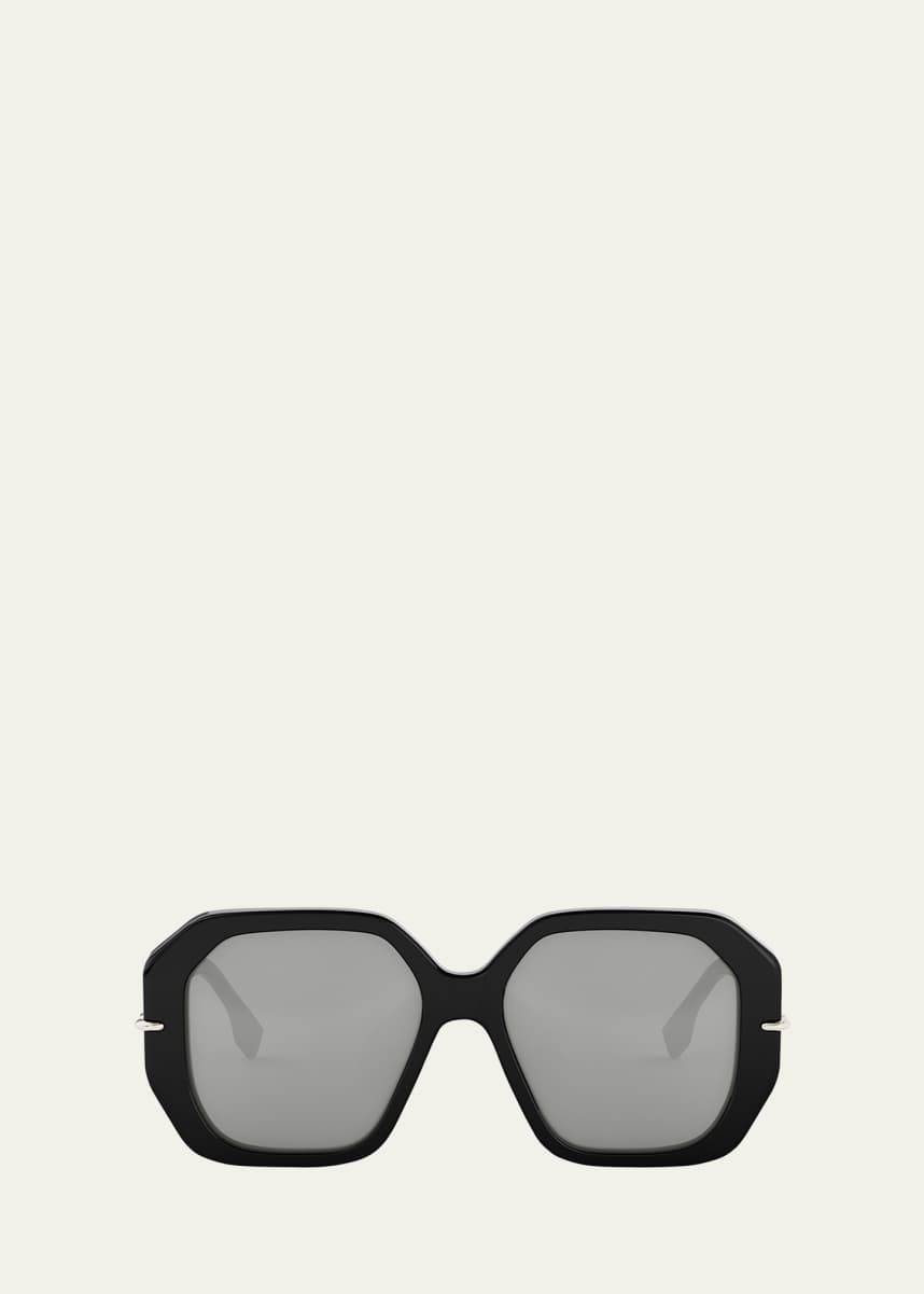 Fendi Selleria Square Acetate Sunglasses