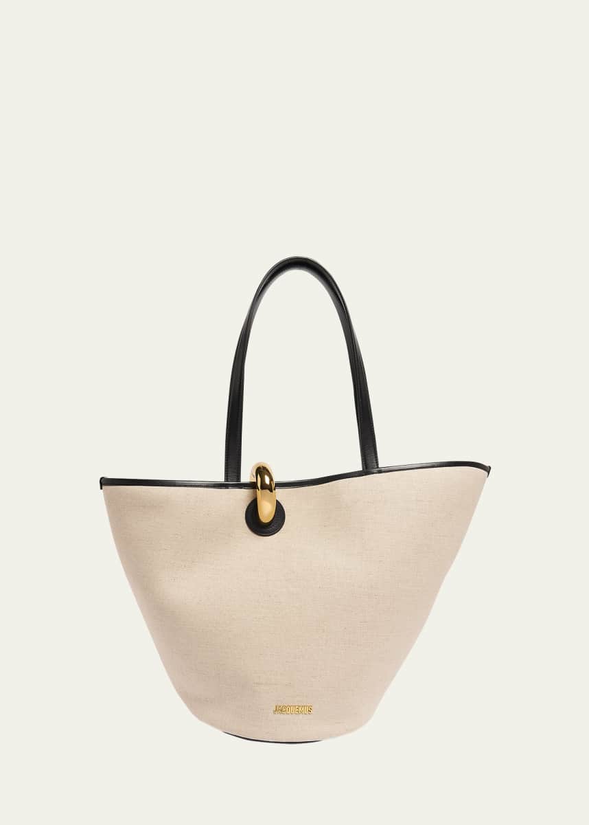 Jacquemus Le Bambola Canvas Tote Bag